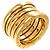 Bulgari Anello B.zero1 4 bande Bvlgari in oro giallo 18K - vista 5