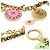 Charm Portocle Chaine Looping Louis Vuitton Multicolore D'oro - vista 4