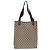 GUCCI GG Supreme Web Sherry Line Tote Bag PVC Beige Rosso 39 02 003 Auth yk14357 - vista 2