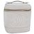CHANEL COCO Marca Pochette Vanity Pelle Caviar Oro Bianco CC Auth yk14381 D'oro