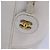 CHANEL COCO Marca Pochette Vanity Pelle Caviar Oro Bianco CC Auth yk14381 D'oro - vista 17