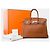 Hermès Sac HERMES Birkin 35 en Cuir Doré - 102055 - vue 2