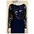 Vera Wang Abito da sera in paillettes e pizzo Blu navy - vista 2