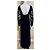 Vera Wang Abito da sera in paillettes e pizzo Blu navy - vista 5