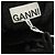 Ganni Mini Off-Shoulder Ribbon Tulle Dress in Black Polyester - view 3