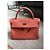 Hermès Kelly 32 Retourne Pelle Corallo - vista 6