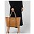 Sac shopping MCM Visetos en cognac Marron - vue 3