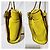 Borsa a tracolla in pelle MCM Visetos Cognac/Giallo Marrone - vista 19