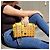 Borsa a tracolla in pelle MCM Visetos Cognac/Giallo Marrone - vista 4