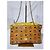 Borsa a tracolla in pelle MCM Visetos Cognac/Giallo Marrone - vista 6