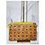 Borsa a tracolla in pelle MCM Visetos Cognac/Giallo Marrone - vista 7
