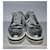 Prada Scarpe Stringate in Pelle Argento 38 IT  - vista 2
