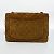 Sac à épaule en daim marron Chanel - vue 15
