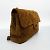Sac à épaule en daim marron Chanel - vue 2