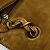 Sac à épaule en daim marron Chanel - vue 8