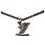 Collar Péndulo de Madera Louis Vuitton LV Plata