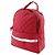 Zaino Chanel Coco Mark in nylon rosso - vista 2