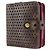 Billetera bifold compacta con cremallera Louis Vuitton Castaño Rosa Fucsia Monograma - vista 2