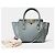 Bolsa de Couro Cinza VALENTINO GARAVANI - 102101 - vista 2