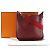 Borsa a spalla Evelyn 2PM di Hermès Rosso - vista 16