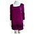 Alice by Temperley Mini abito borgogna con ricamo nero Porpora