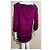 Alice by Temperley Mini abito borgogna con ricamo nero Porpora - vista 3