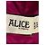Alice by Temperley Mini abito borgogna con ricamo nero Porpora - vista 4