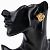 Orecchini a clip placcati in oro Chanel Coco Mark D'oro - vista 2
