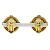 Orecchini a clip placcati in oro Chanel Coco Mark D'oro - vista 3