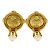 Orecchini a clip placcati in oro Chanel Coco Mark D'oro - vista 4