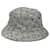 Cappello bucket in denim Monogram Louis Vuitton Bianco Blu