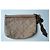 LANVIN Pochette con zip caffè latte in pelle in ottime condizioni Beige - vista 2