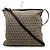 Fendi braune Canvas Schultertasche