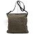 Fendi braune Canvas Schultertasche - Ansicht 2