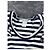 Comme Des Garcons Como des Garçons SS2011 Top de Volantes a Rayas. Negro Blanco - vista 4