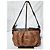 Pochette in pelle MCM Visetos Cioccolato/Marrone - vista 4