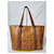 MCM Visetos Shopper Tote Cognac Brown  - view 6