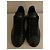 Sneakers Alexander McQueen Oversized Pelle Nere e Oro 38 Nero D'oro - vista 5