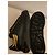 Sneakers Alexander McQueen Oversized Pelle Nere e Oro 38 Nero D'oro - vista 6