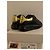 Sneakers Alexander McQueen Oversized Pelle Nere e Oro 38 Nero D'oro - vista 7