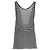 Top de tirantes de rayón a rayas en negro y blanco de Alexander Wang Multicolor - vista 3
