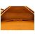 Borsa a spalla Chanel Medium Timeless/Classique in pelle di agnello arancione - vista 5