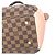 Louis Vuitton Damier Normandy Schultertasche Braun Pink Damier ebene - Ansicht 6