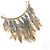 Collana in piume Louis Vuitton MP2409 Argento D'oro