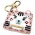 Louis Vuitton Portocle Fun Face Monogram Cat Bag Charm Keychain Pink