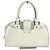 Bowling Bolsa Boston Montaigne GM em Epi Louis Vuitton Branco Fora de branco