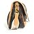 Borsa a spalla Louis Vuitton Monogram Diane NM PM Pochette Flap Marrone Nero - vista 2
