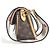 Borsa a spalla Louis Vuitton Monogram Diane NM PM Pochette Flap Marrone Nero - vista 3