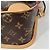 Borsa a spalla Louis Vuitton Monogram Diane NM PM Pochette Flap Marrone Nero - vista 5