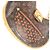 Borsa a Spalla Demi Lune Perforata Monogram Louis Vuitton Marrone Arancione - vista 12